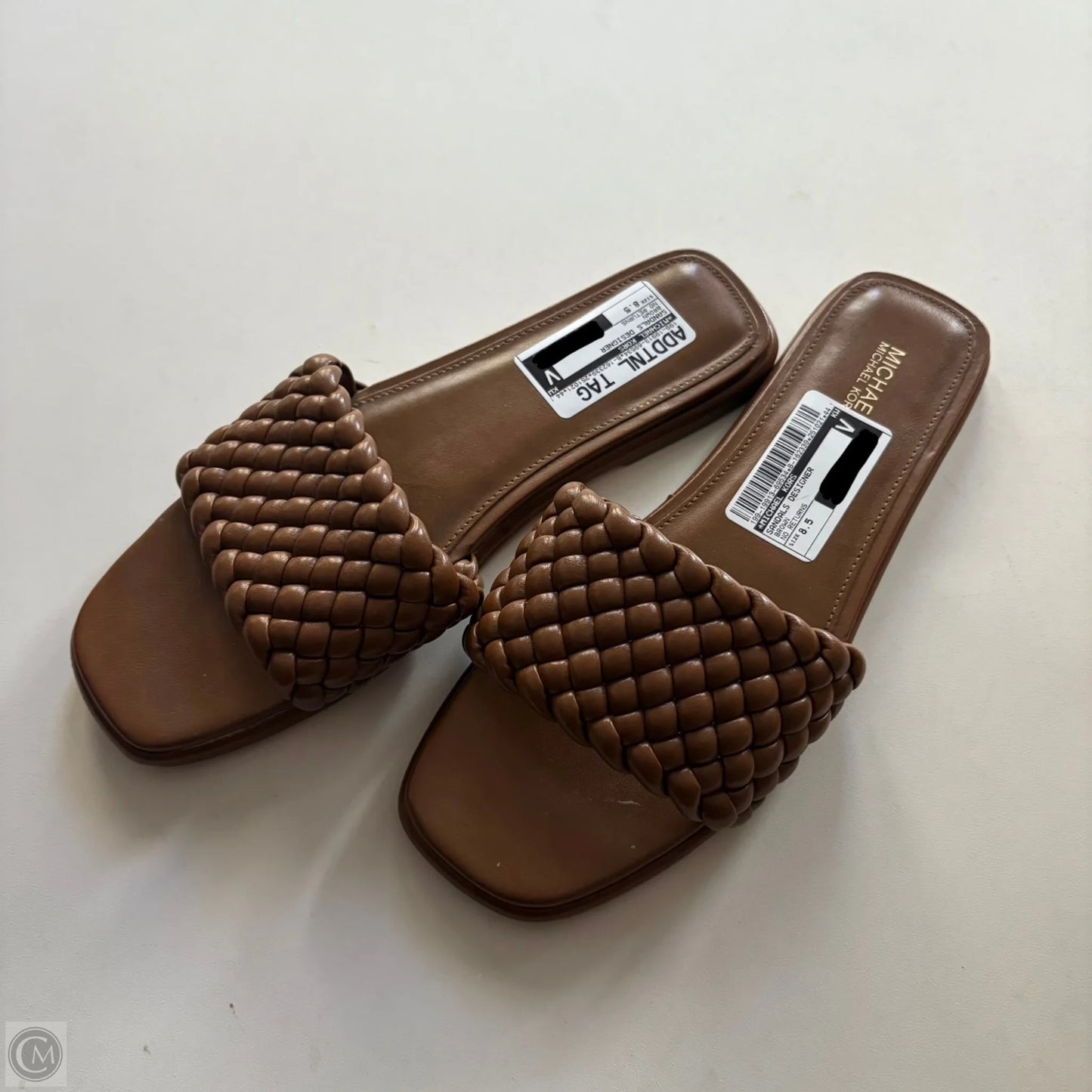 Sandals Designer By Michael Kors In Brown, Size: 8.5