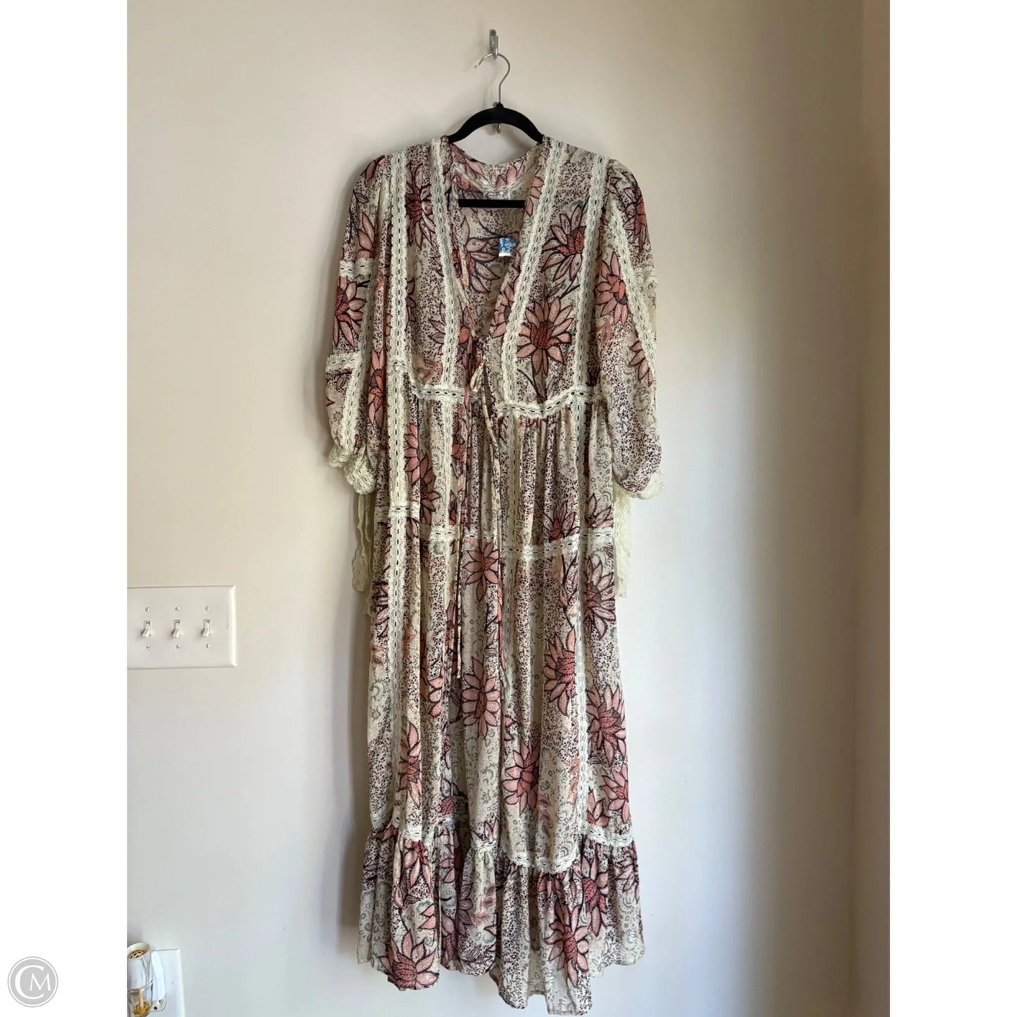 Kimono By Free People In Floral Print, Size: Xxs