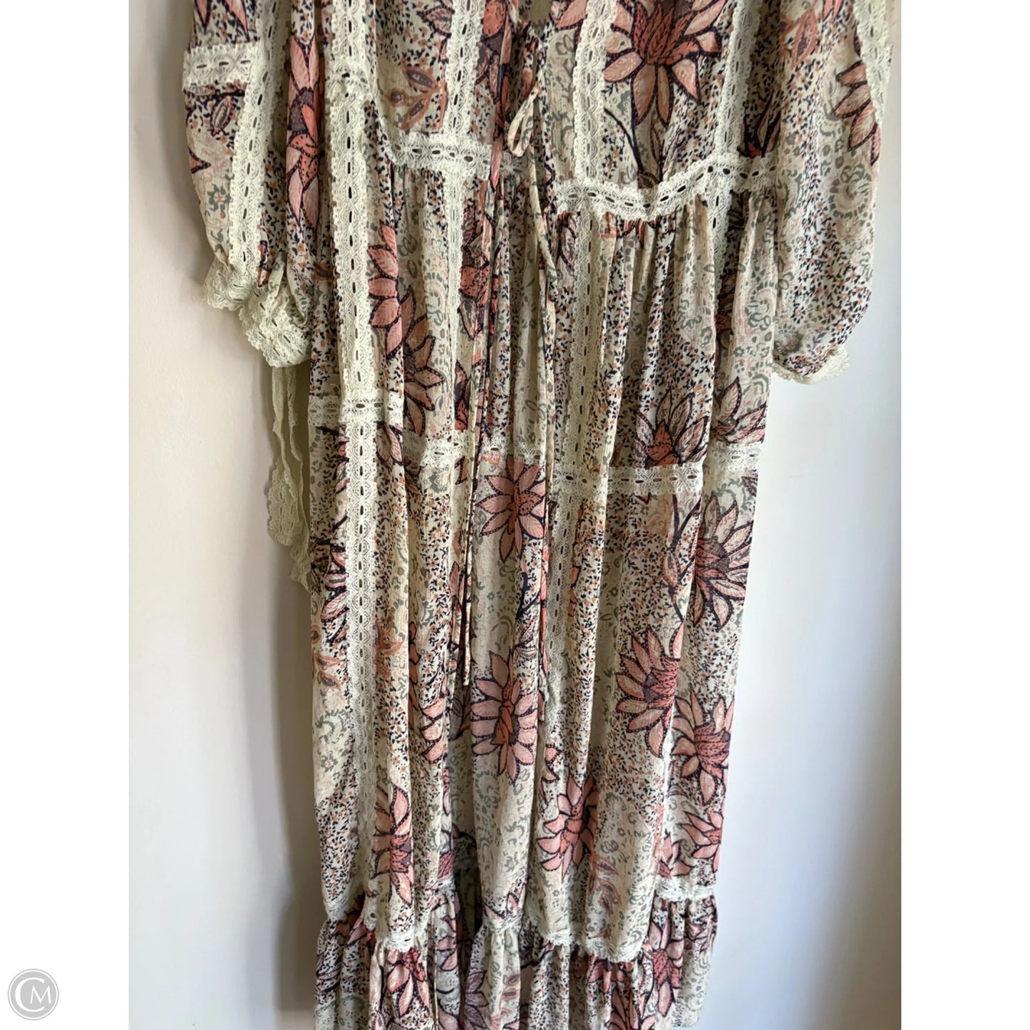 Kimono By Free People In Floral Print, Size: Xxs