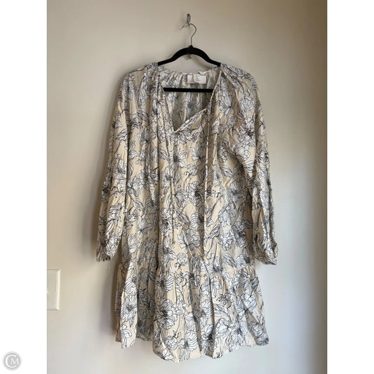 Dress Casual Midi By H&m In Black, Size: L