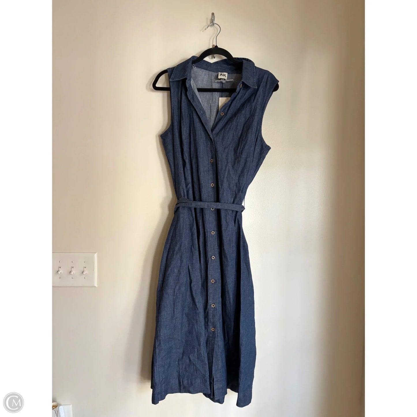 Dress Casual Maxi By Anne Klein In Blue, Size: Xl