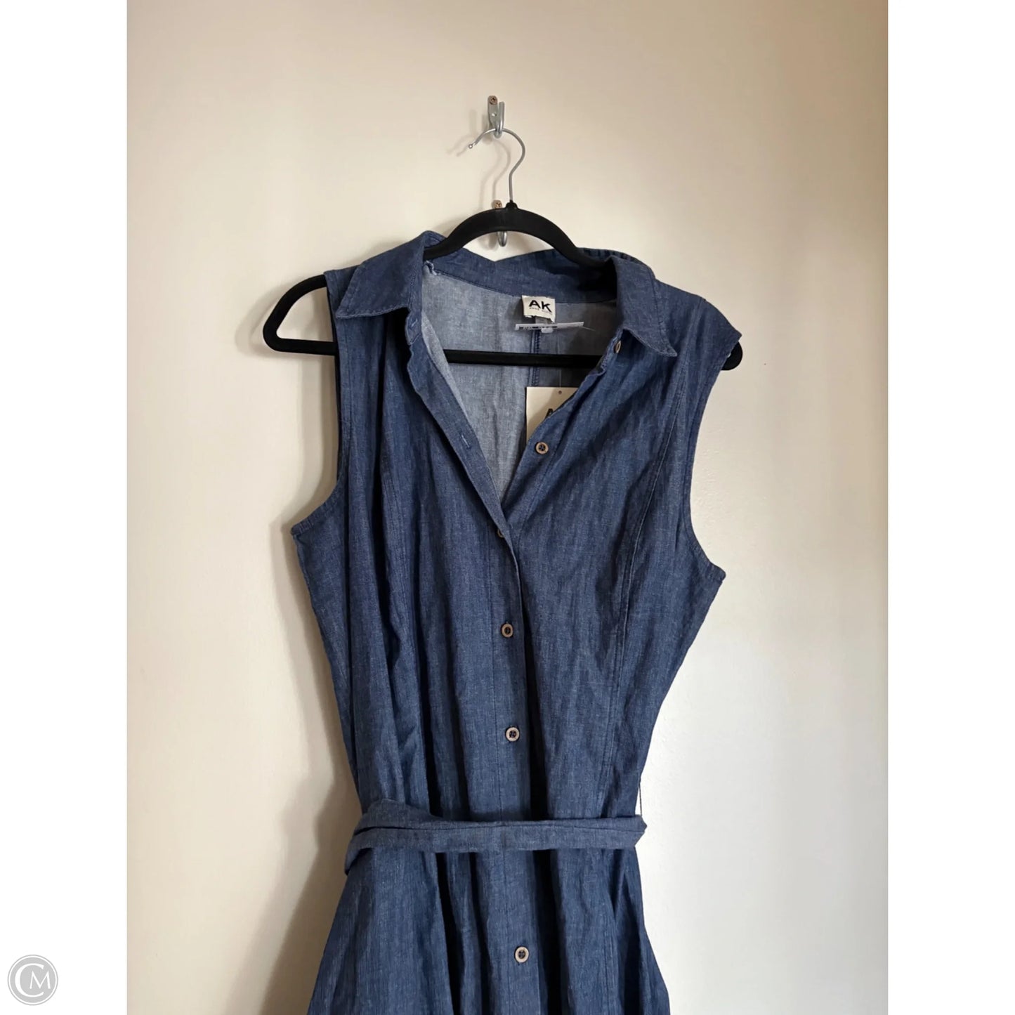 Dress Casual Maxi By Anne Klein In Blue, Size: Xl