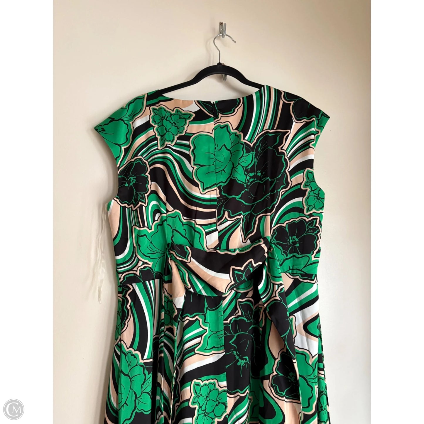Dress Work By Anne Klein In Green, Size: Xl
