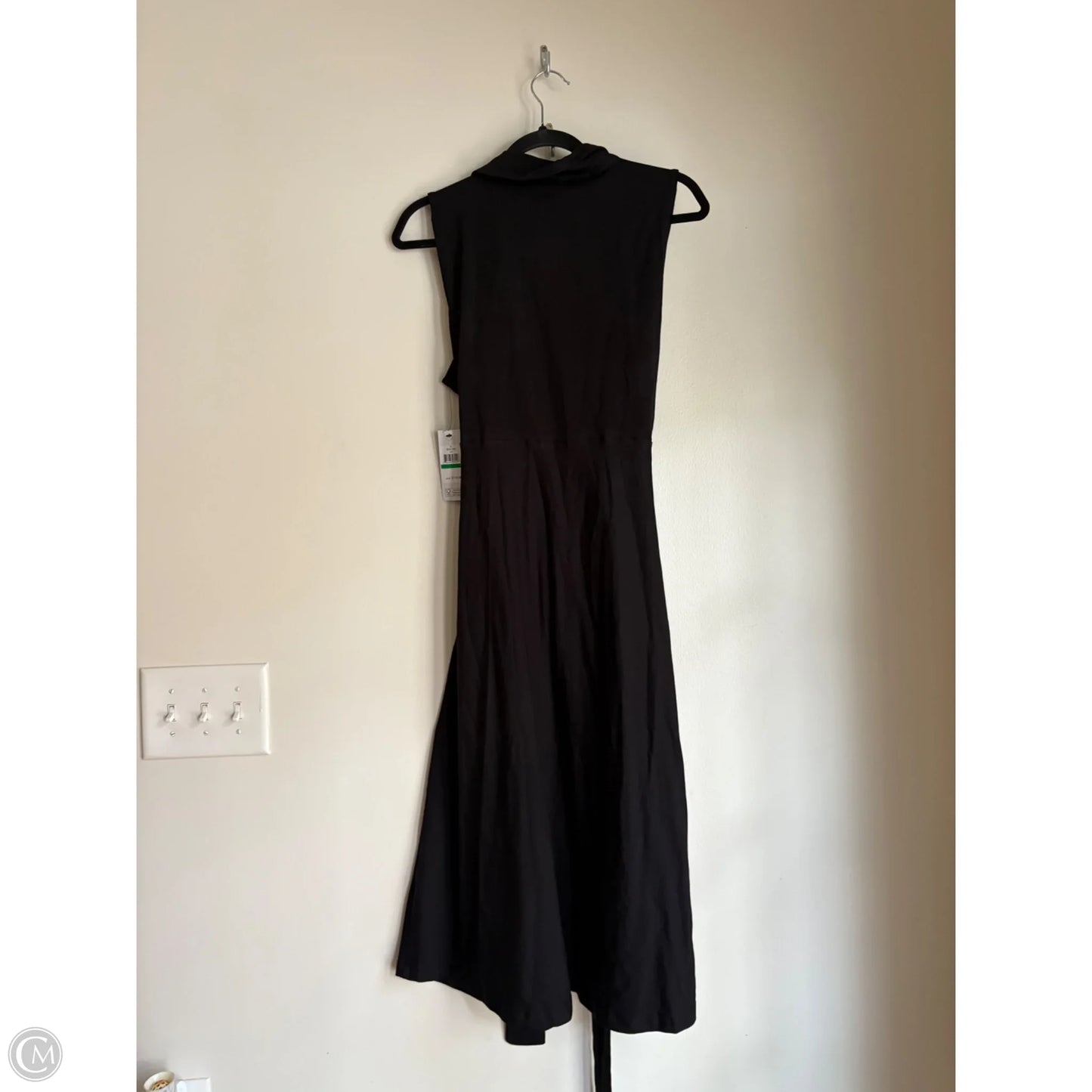 Dress Casual Maxi By Dkny In Black, Size: L