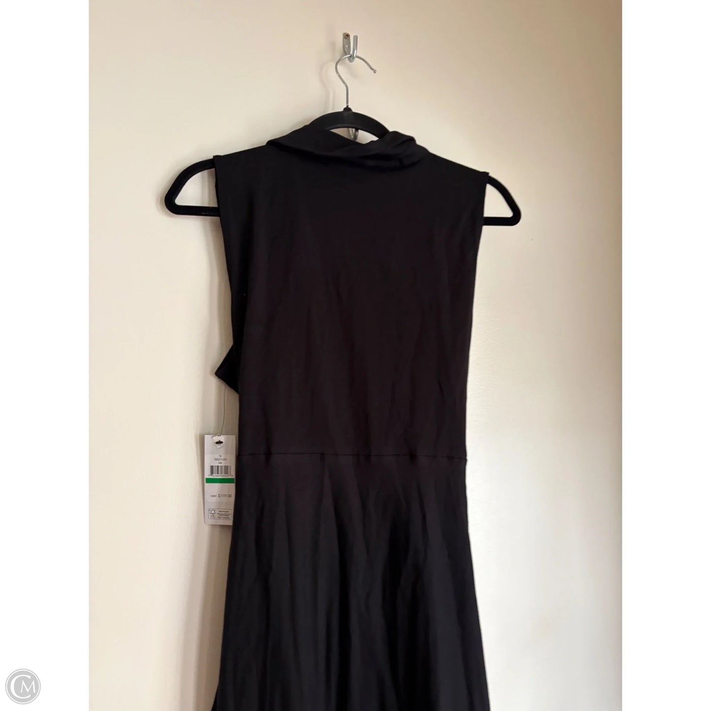 Dress Casual Maxi By Dkny In Black, Size: L