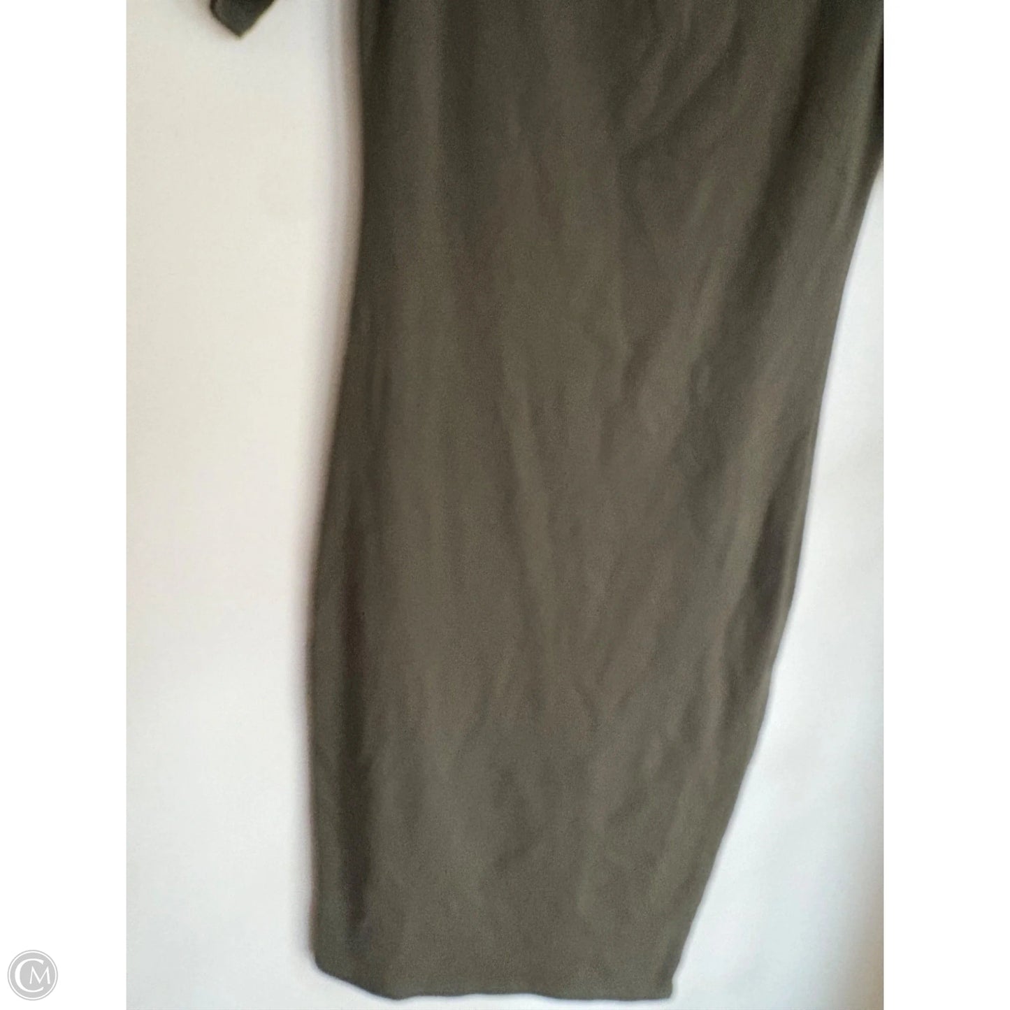 Dress Casual Midi By Zara In Green, Size: M