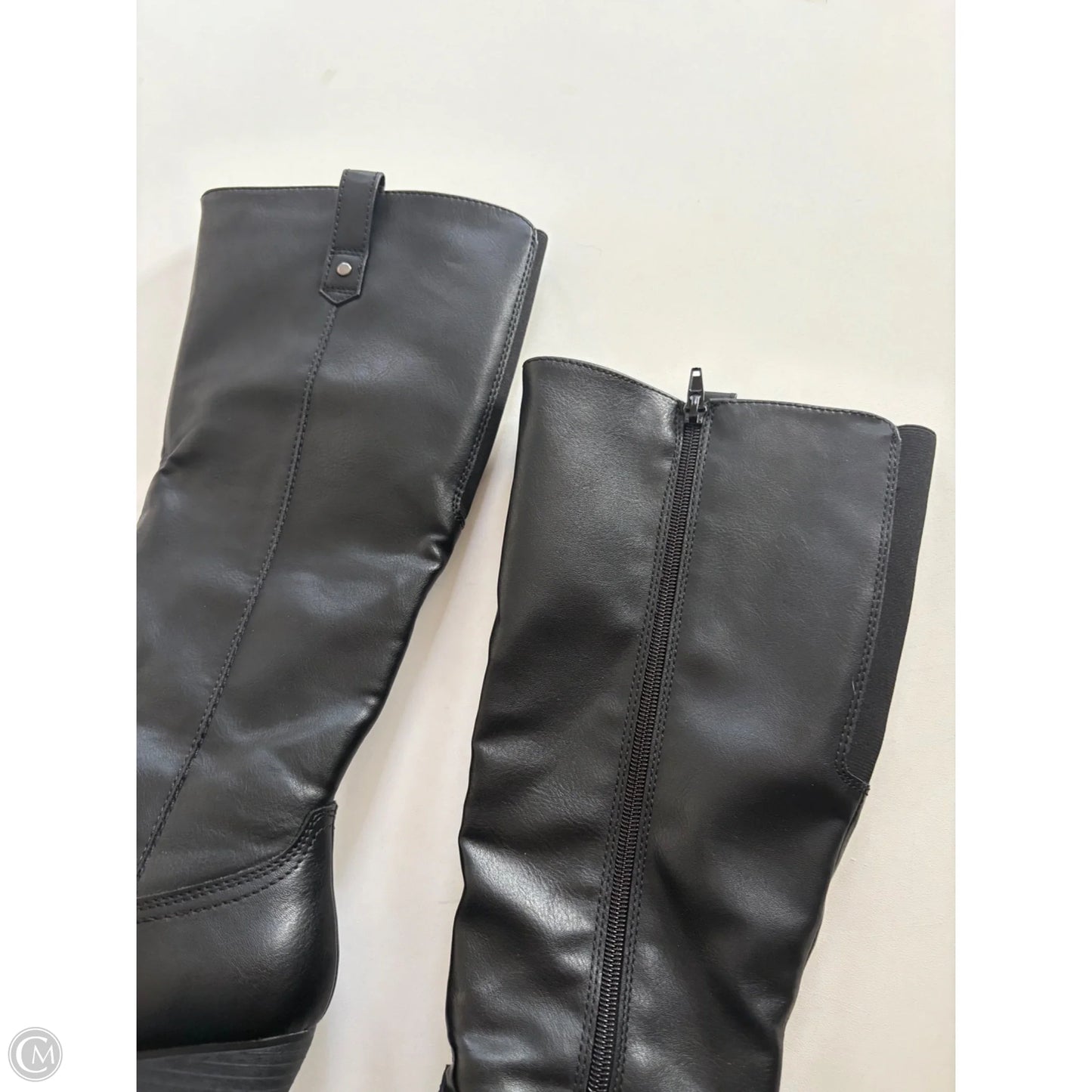 Boots Knee Heels By Frye And Co In Black, Size: 7