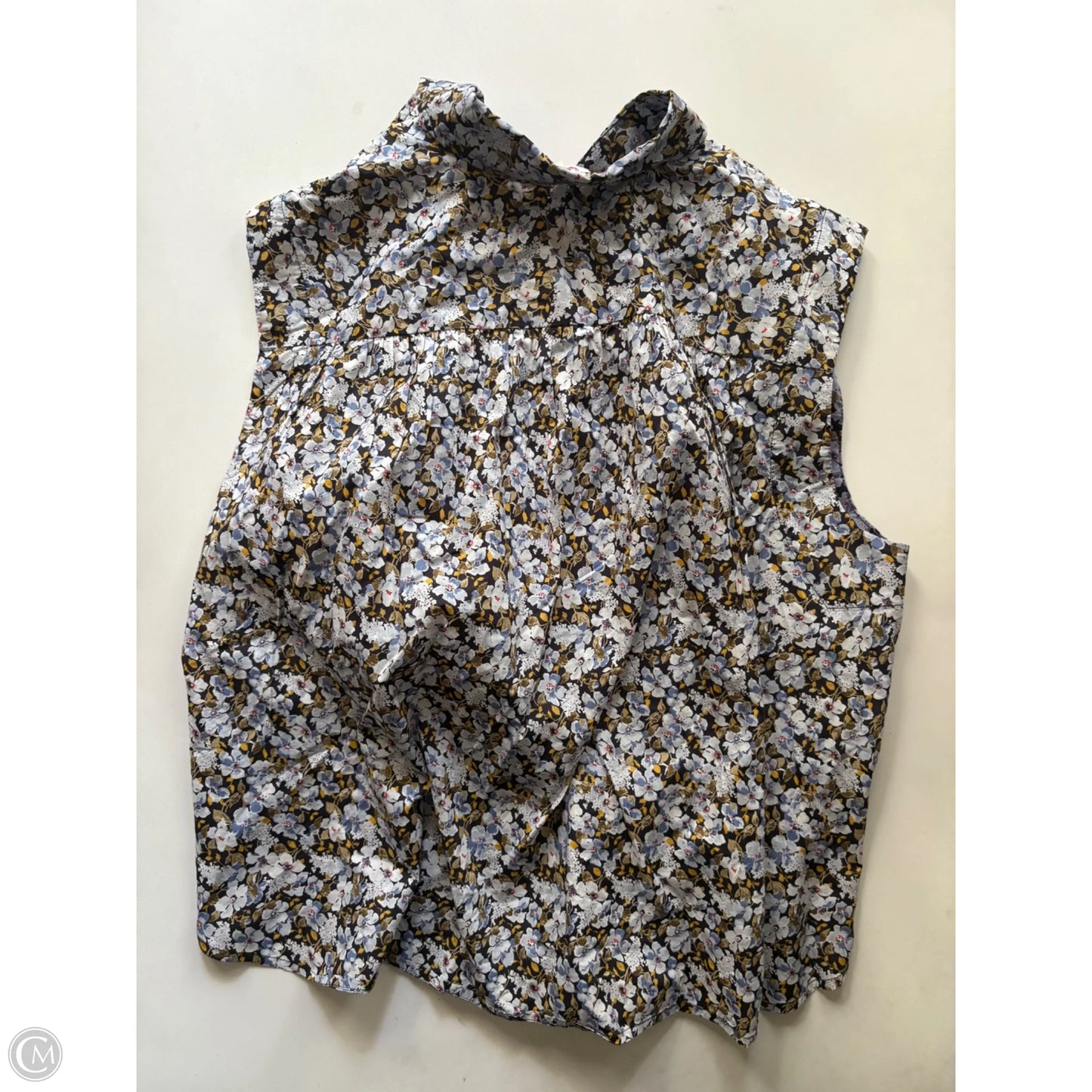 Top Sleeveless By Levis In Floral Print, Size: Xl