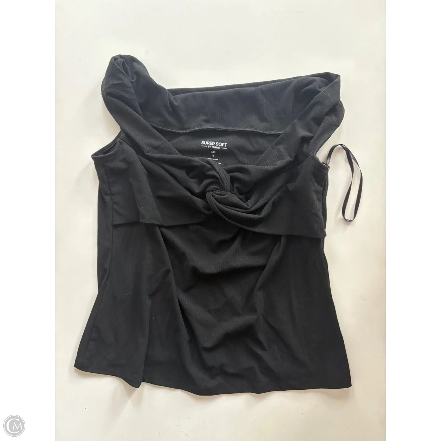 Top Short Sleeve By Torrid In Black, Size: 1x