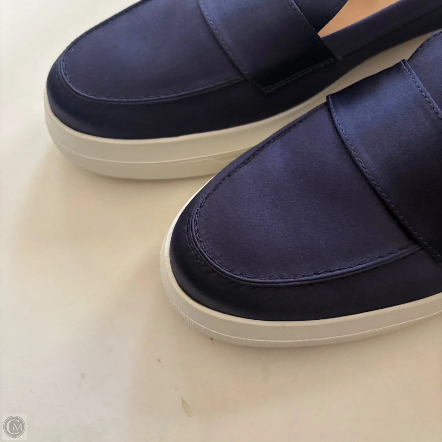 Shoes Luxury Designer By Tods In Blue, Size: 10