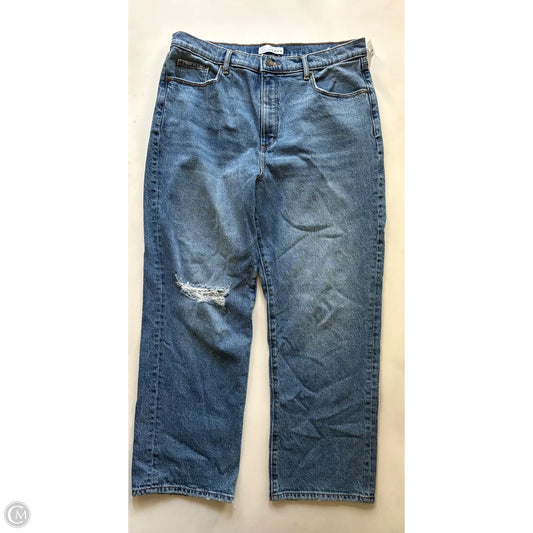 Jeans Straight By Loft In Blue, Size: 12
