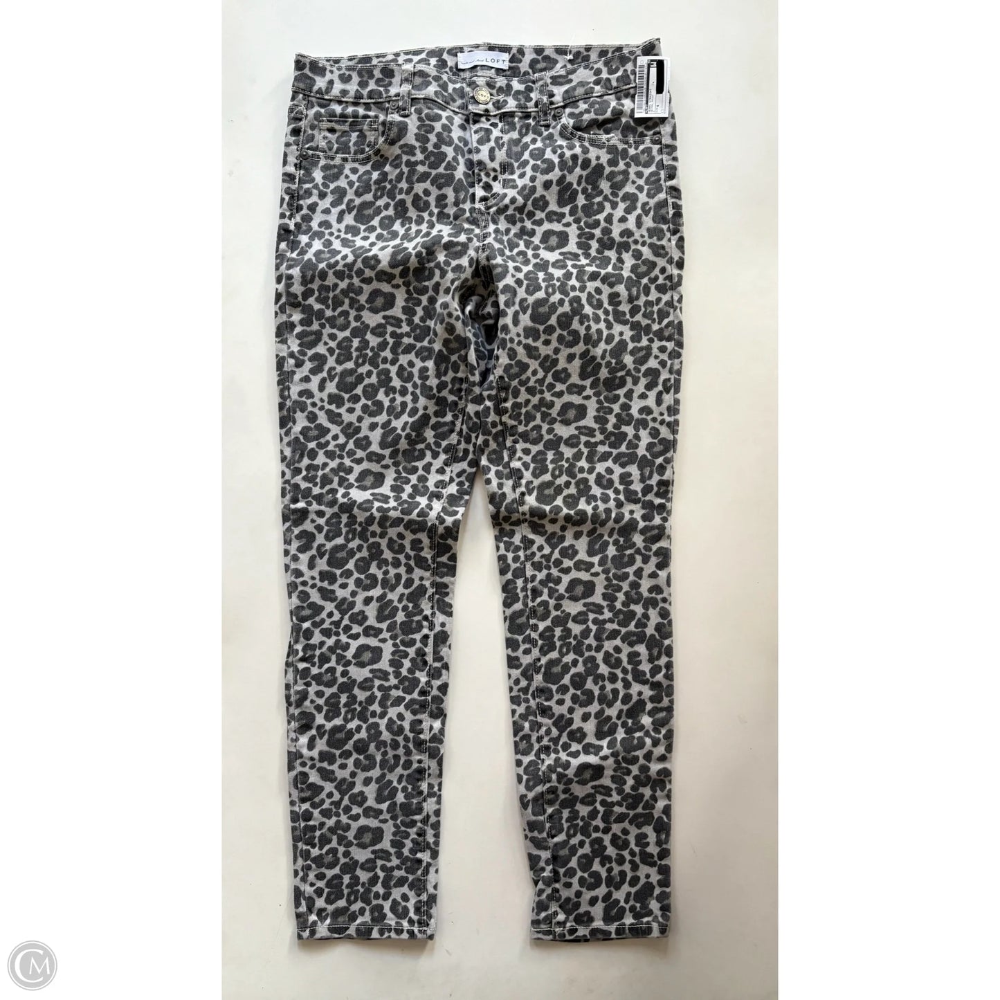 Jeans Straight By Loft In Animal Print, Size: 4