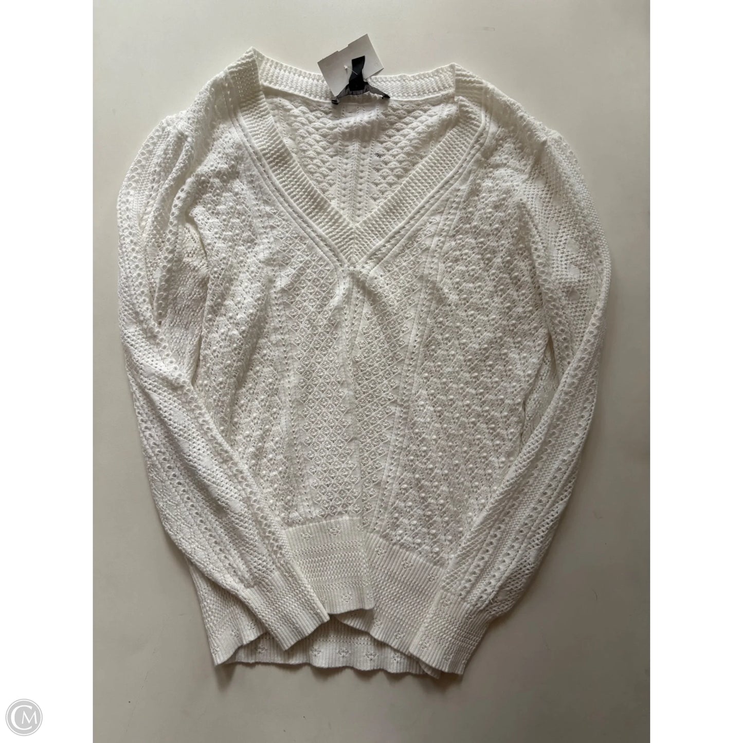 Sweater By White House Black Market In White, Size: M