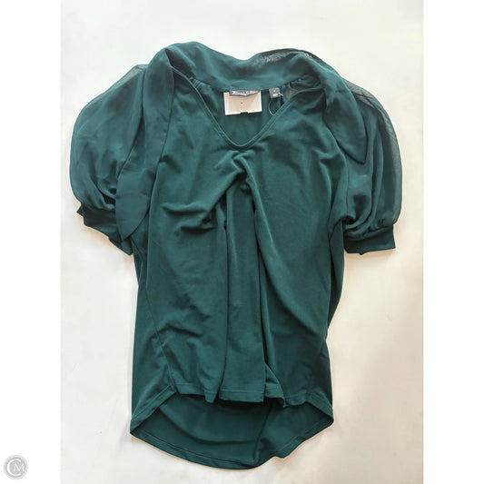 Blouse Long Sleeve By New York And Co In Green, Size: M