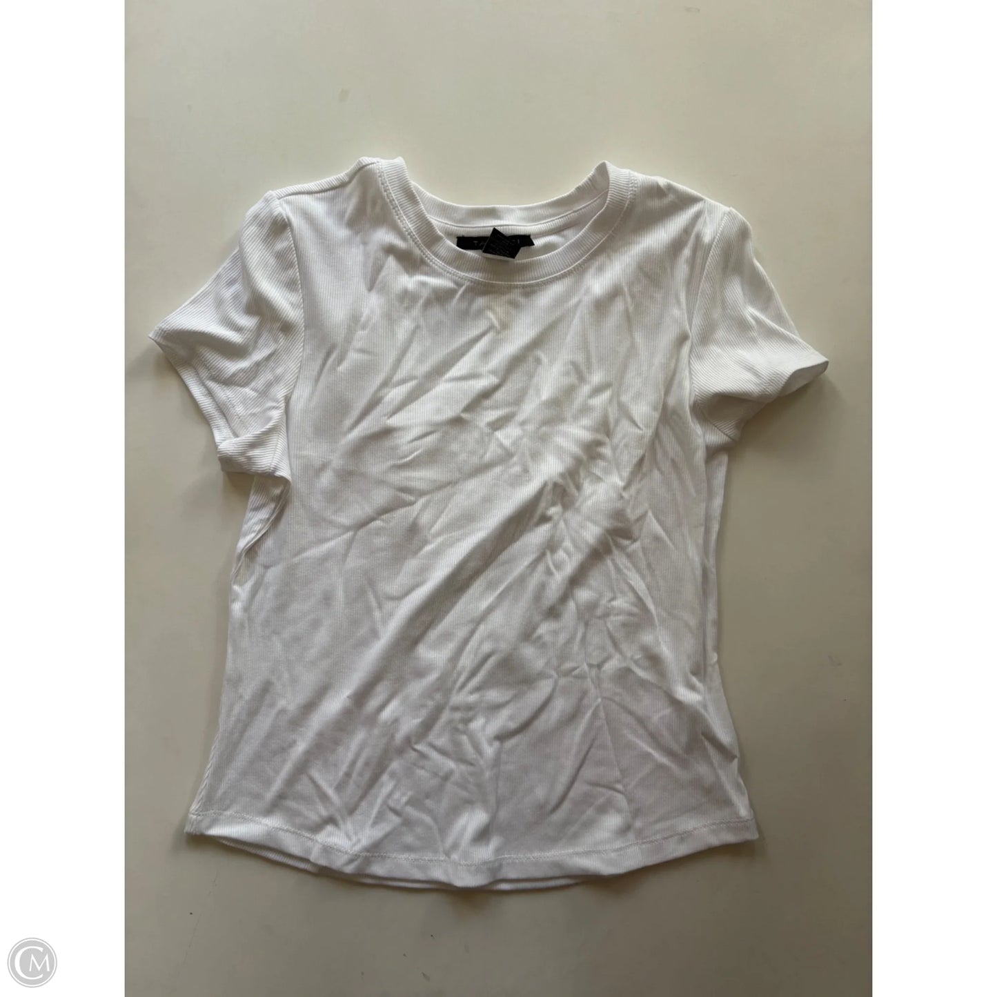 Top Short Sleeve By Tahari In White, Size: M