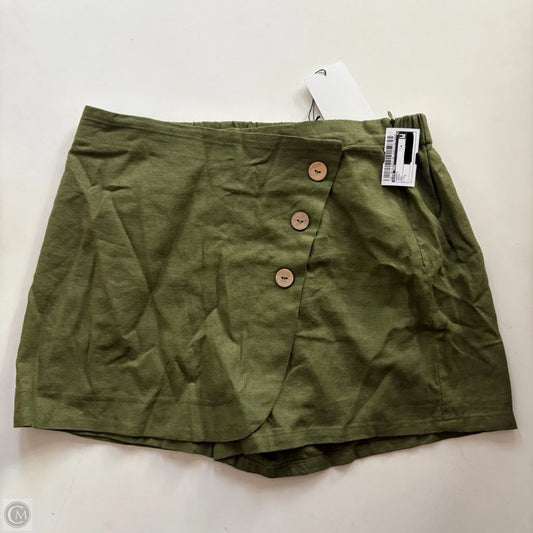 Shorts By Love Tree In Green, Size: L