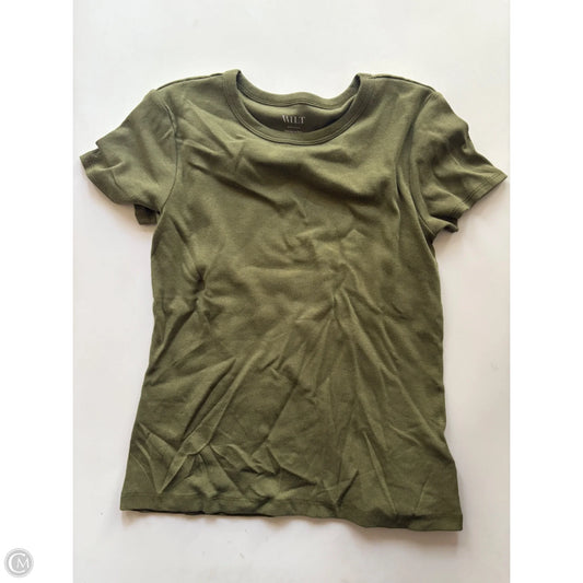 Top Short Sleeve By Wilt In Green, Size: M