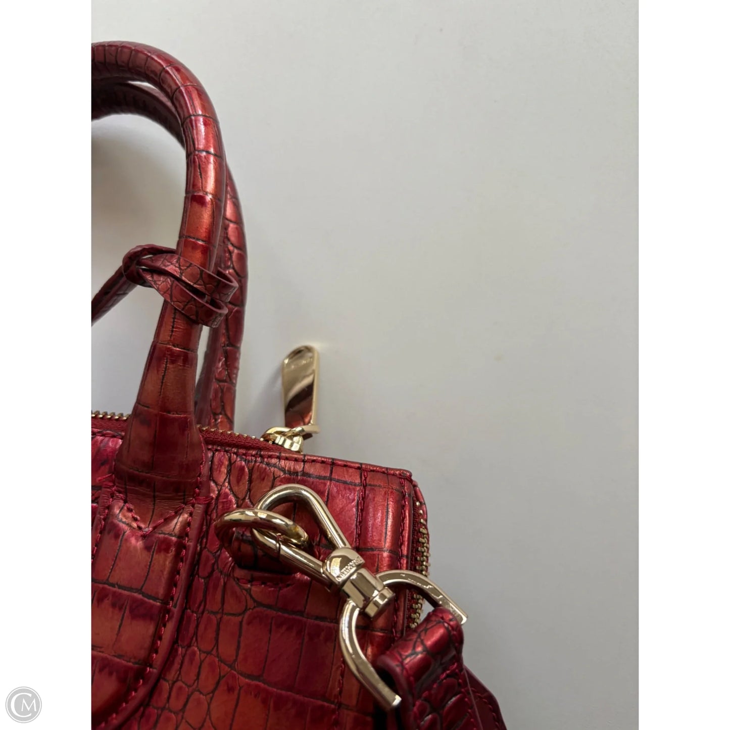 Handbag Designer By Brahmin, Size: Large