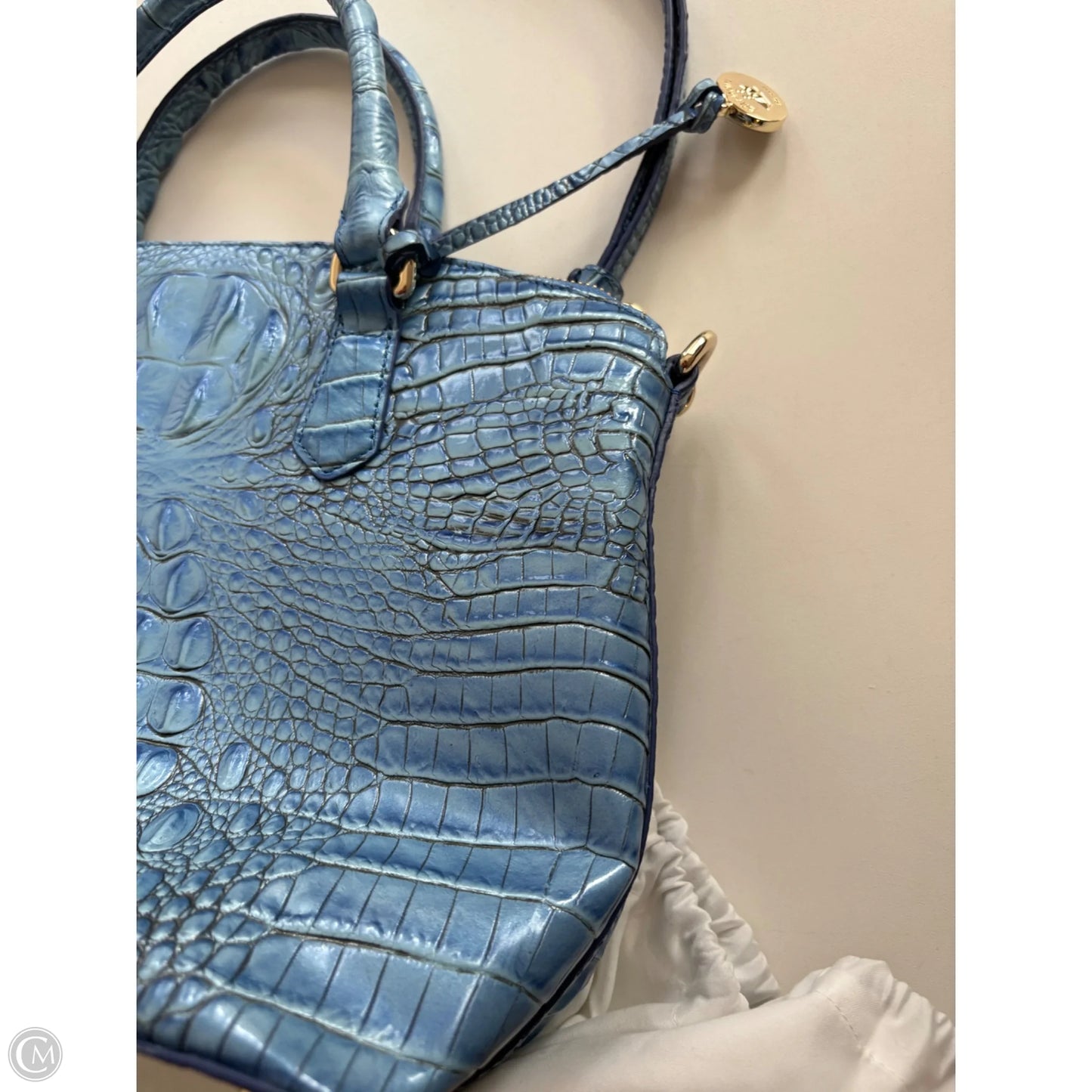 Handbag Designer By Brahmin, Size: Large