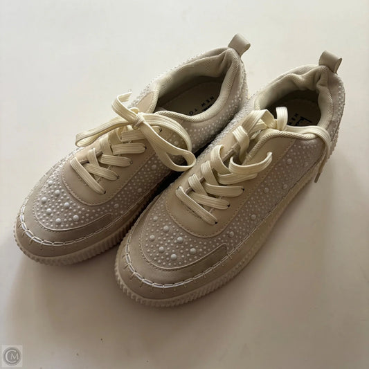 Shoes Athletic By Nicole By Nicole Miller In Cream, Size: 9.5