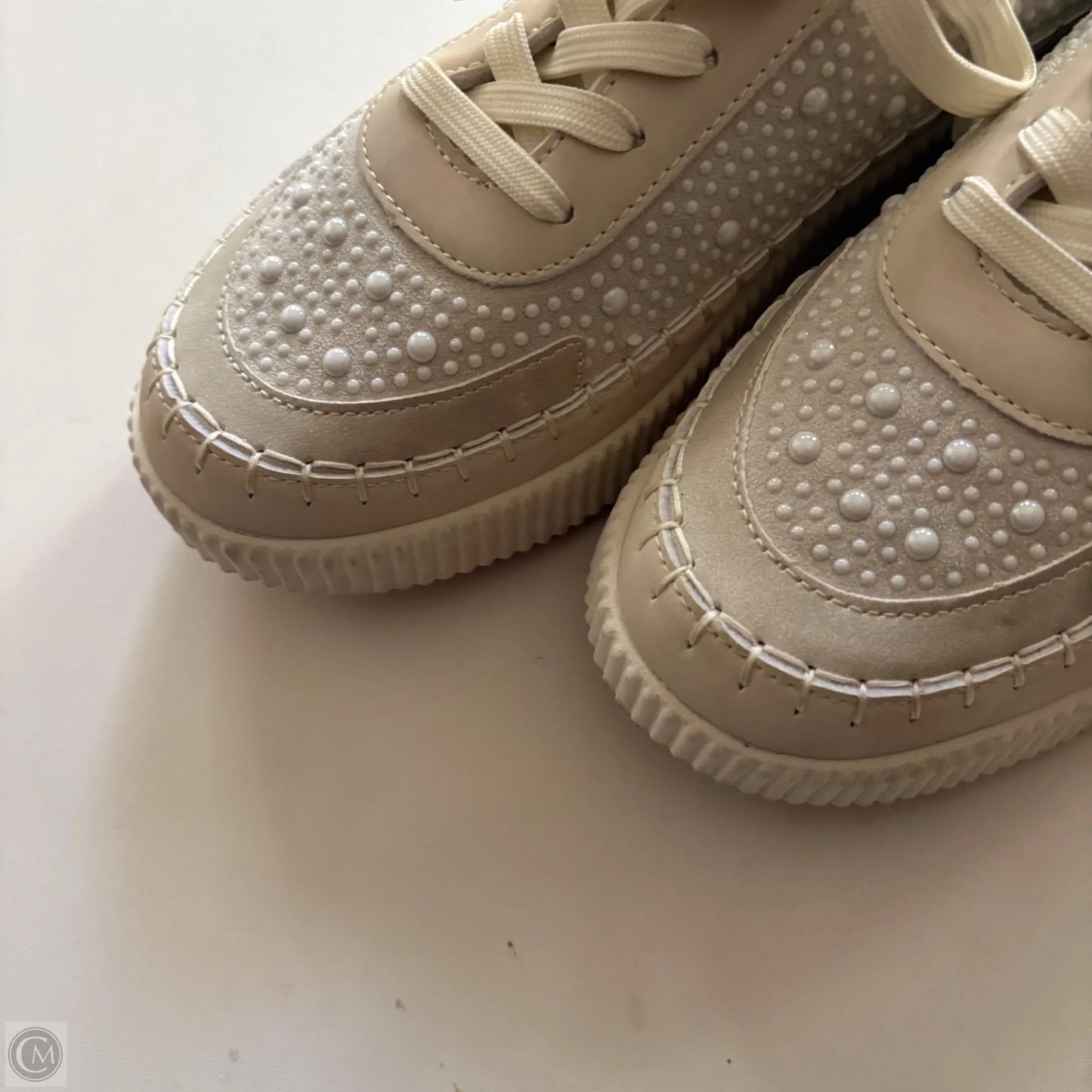 Shoes Athletic By Nicole By Nicole Miller In Cream, Size: 9.5