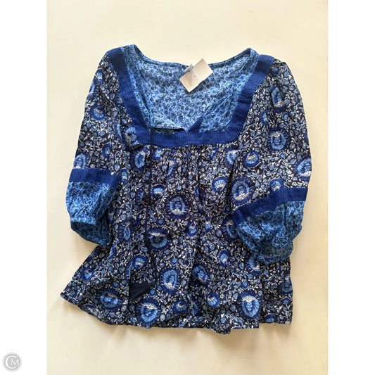 Top Short Sleeve By Old Navy In Blue, Size: S