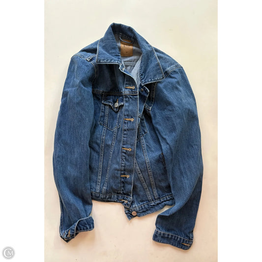 Jacket Denim By Gap In Blue, Size: M