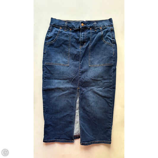 Skirt Maxi By Divine Rights In Blue, Size: 12