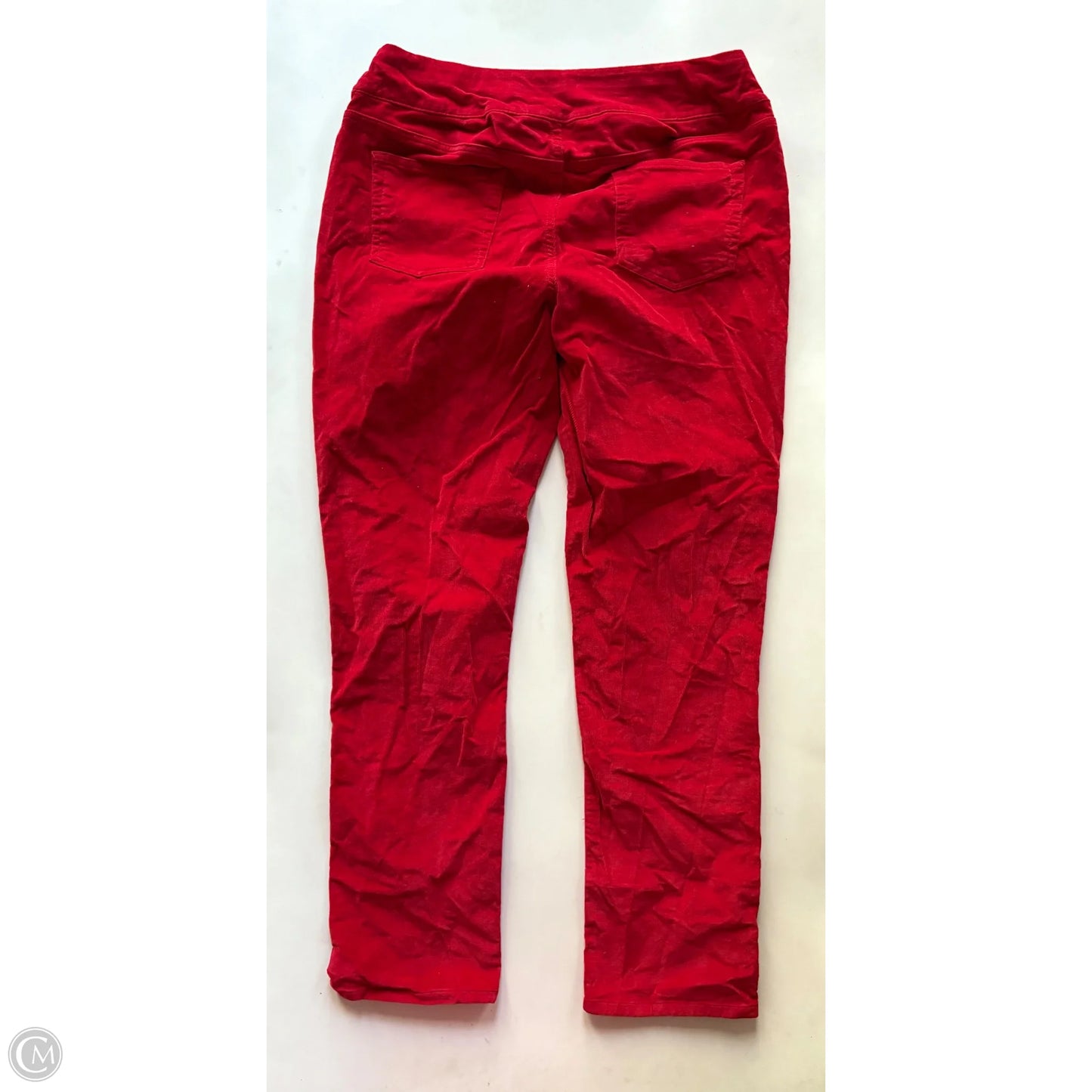 Pants Corduroy By Kim Rogers In Red, Size: 12