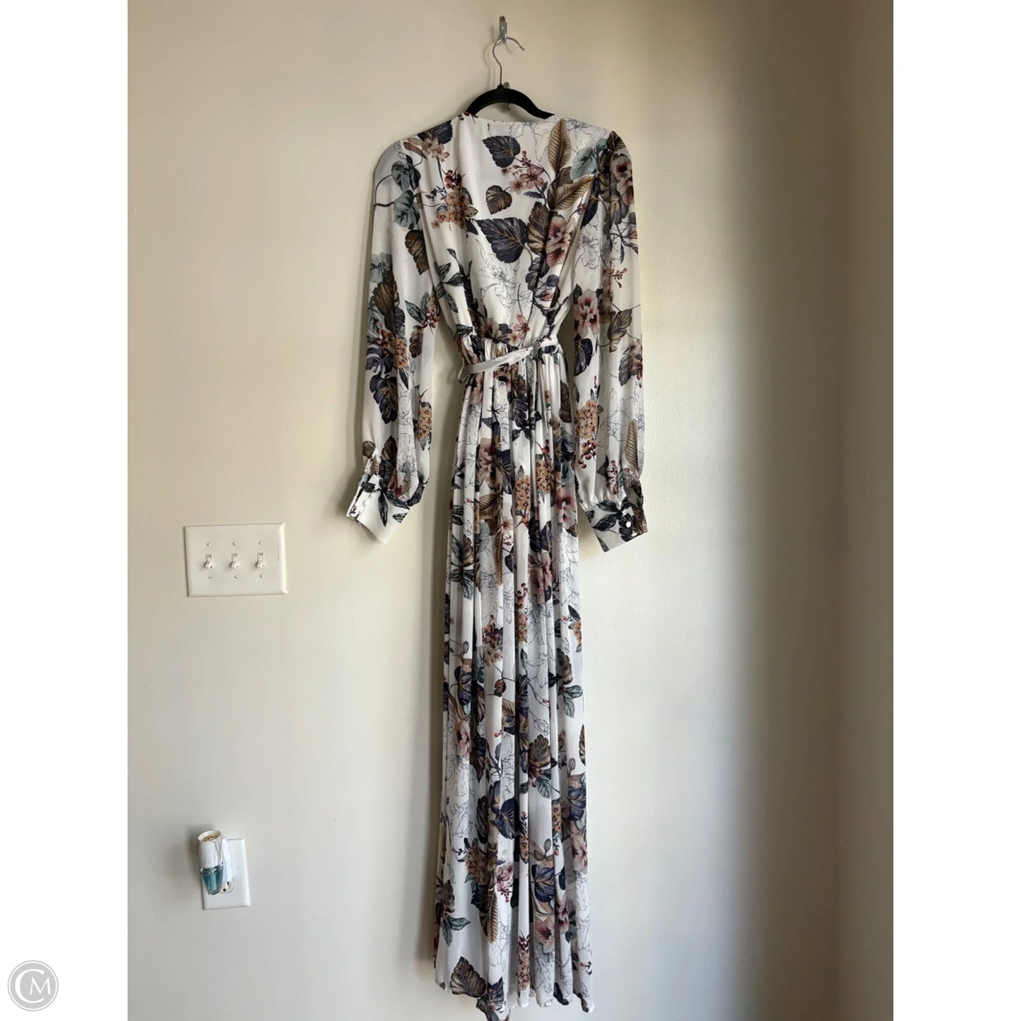 Dress Casual Maxi By Miss Avenue In Floral Print, Size: L