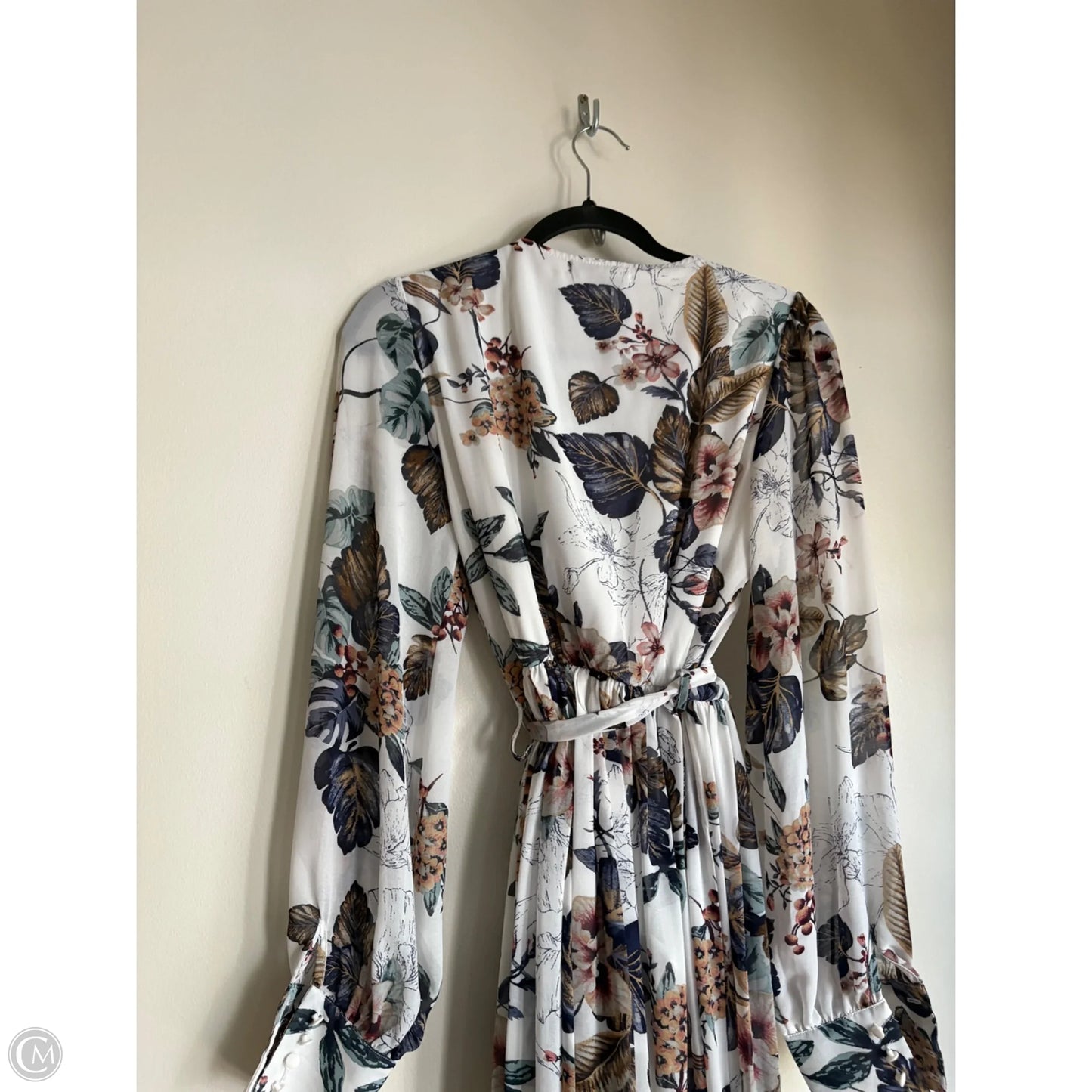 Dress Casual Maxi By Miss Avenue In Floral Print, Size: L