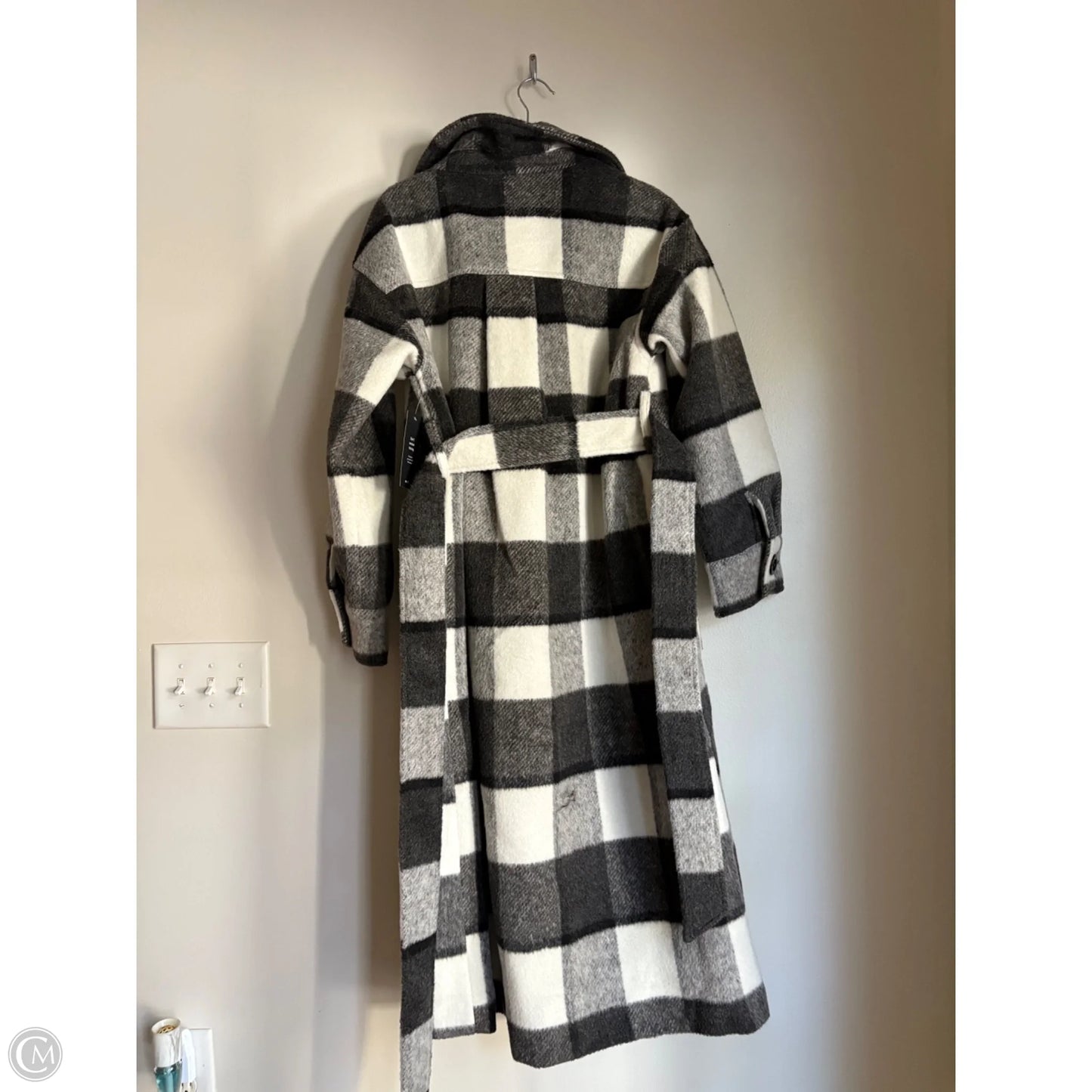 Coat Other By NA-KD In Plaid Pattern, Size: M