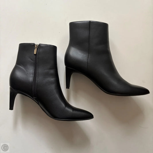 Boots Ankle Heels By Nine West In Black, Size: 8.5