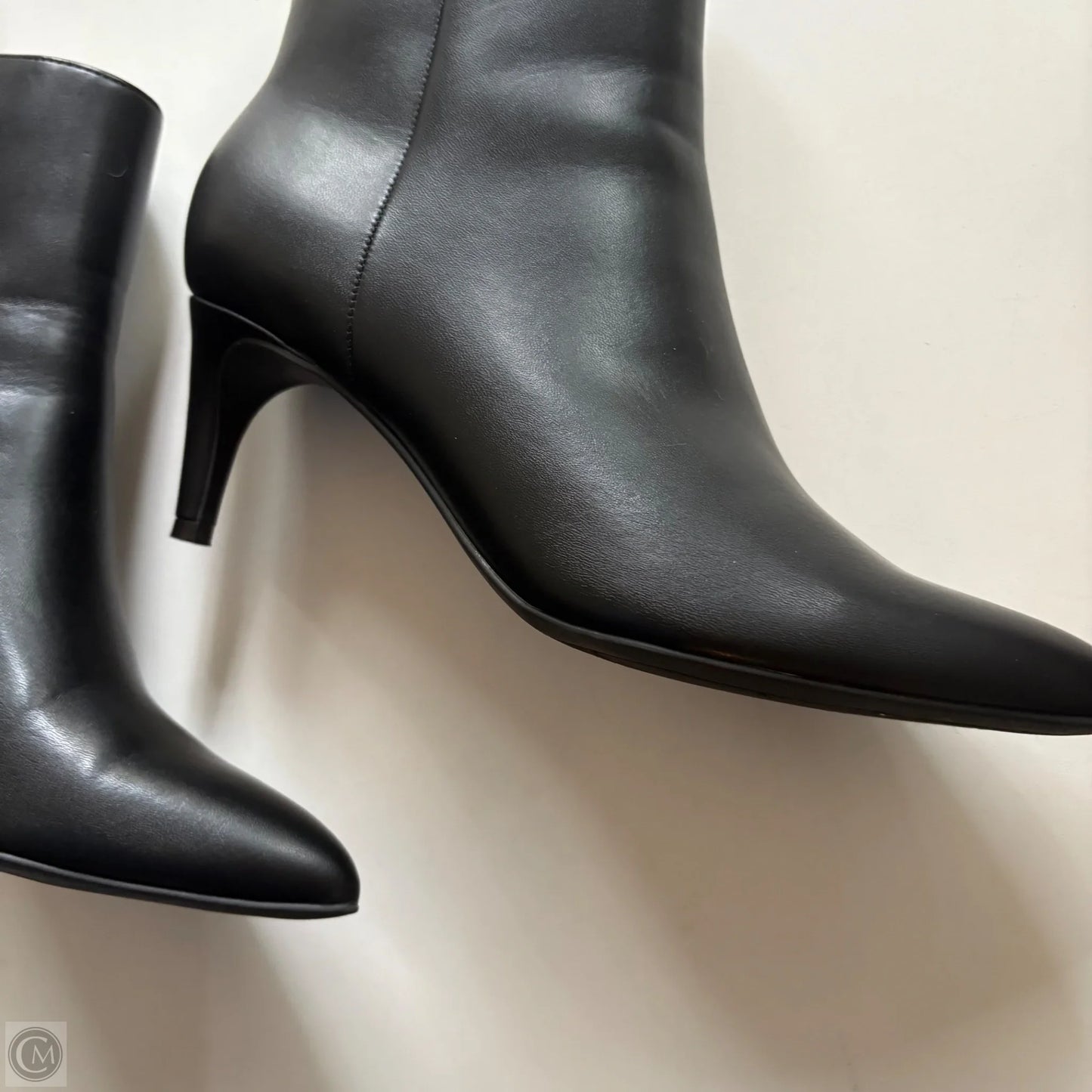 Boots Ankle Heels By Nine West In Black, Size: 8.5