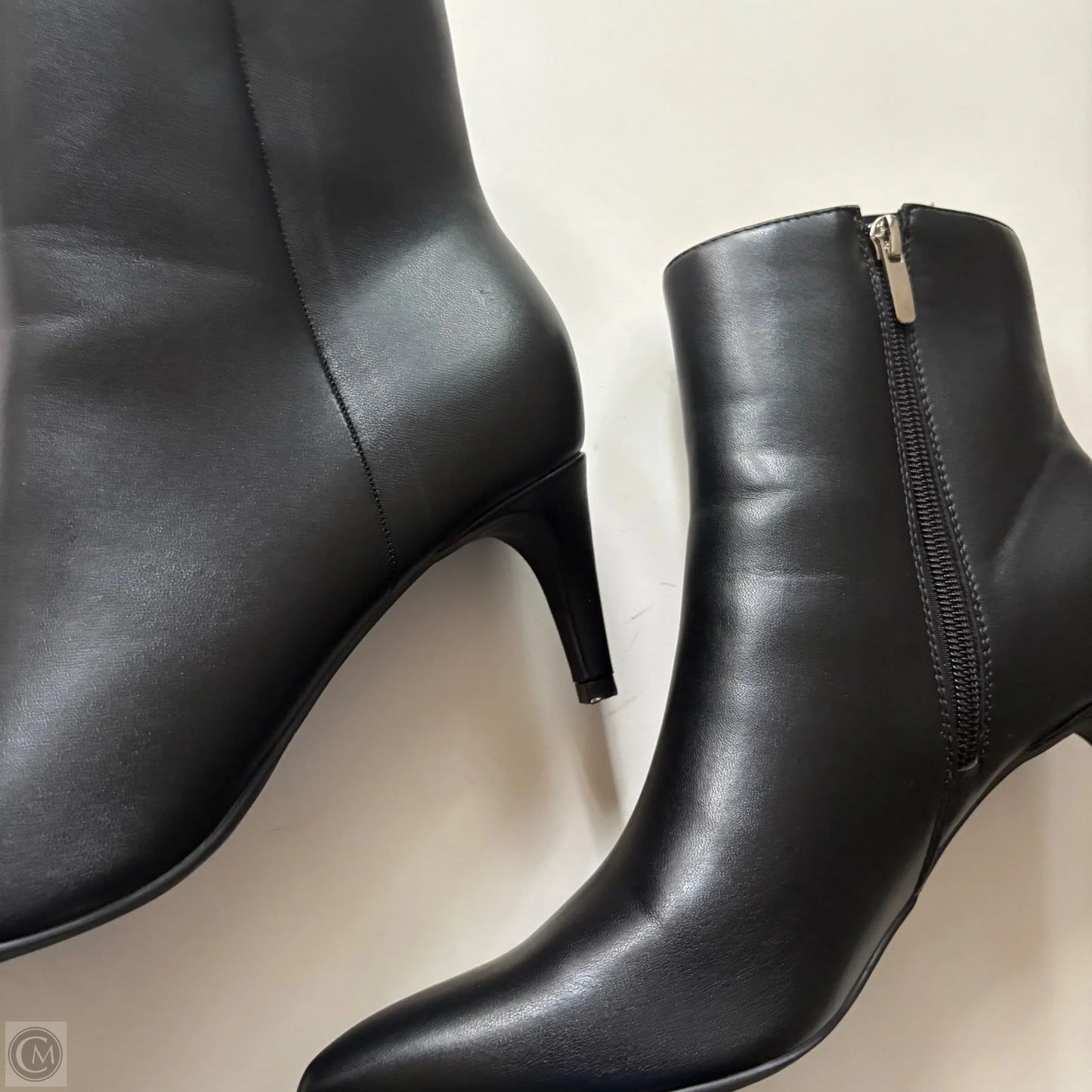 Boots Ankle Heels By Nine West In Black, Size: 8.5