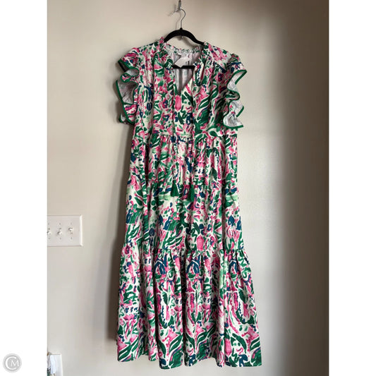 Dress Casual Maxi By Chicsoul In Green, Size: 1x