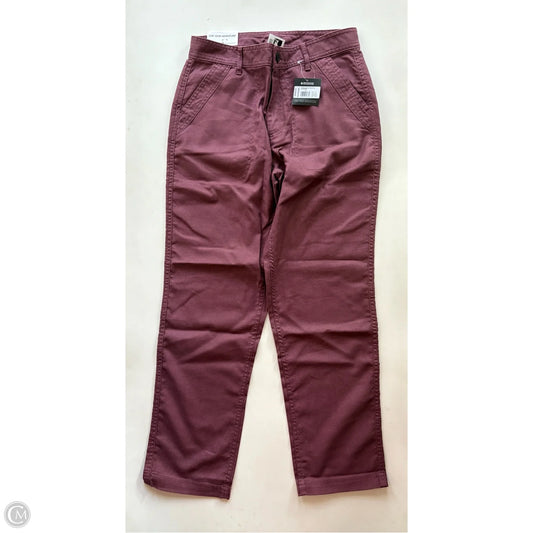 Pants Chinos & Khakis By Eddie Bauer In Maroon, Size: 4