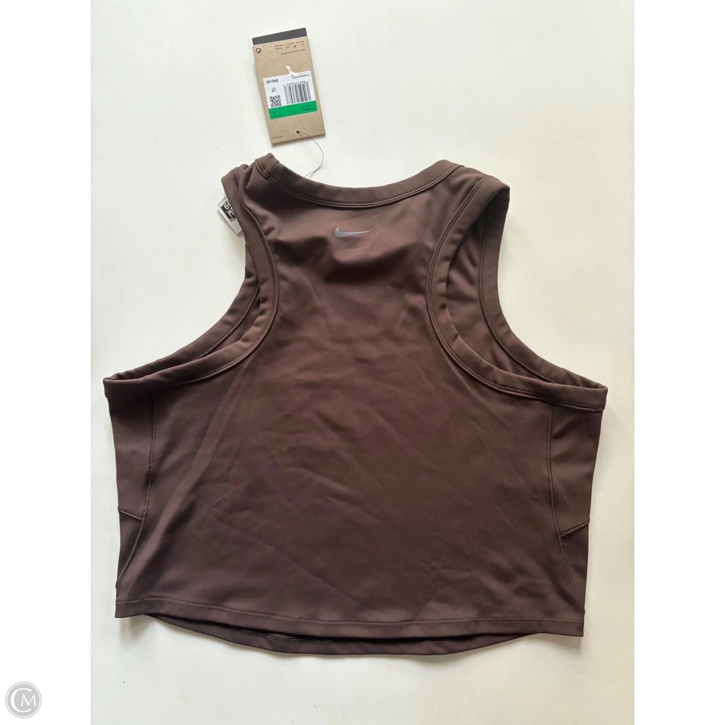 Athletic Tank Top By Nike Apparel In Brown, Size: Xl