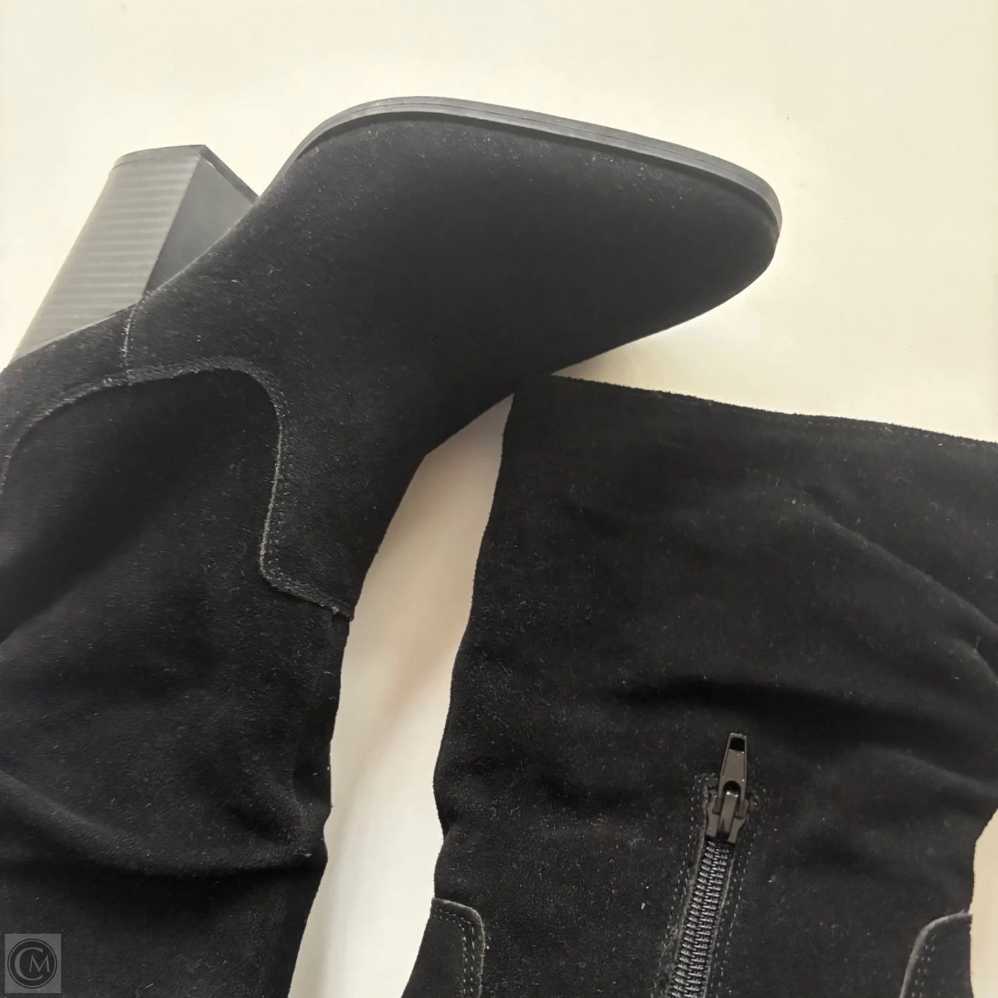 Boots Ankle Heels By Crown And Ivy In Black, Size: 9