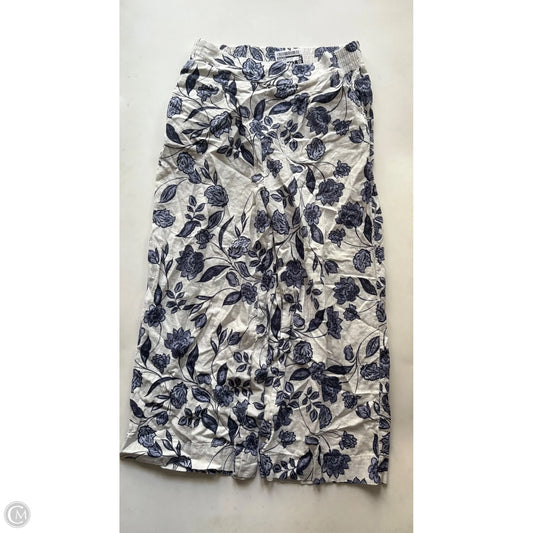 Pants Linen By Ella Moss In Floral Print, Size: 8