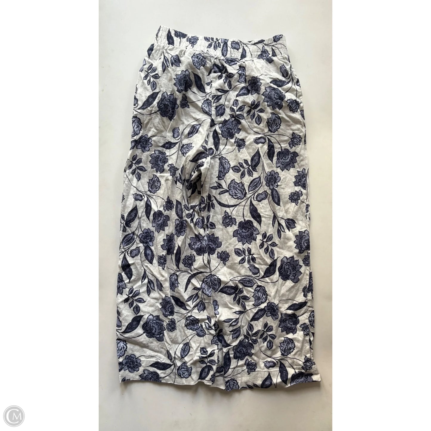 Pants Linen By Ella Moss In Floral Print, Size: 8