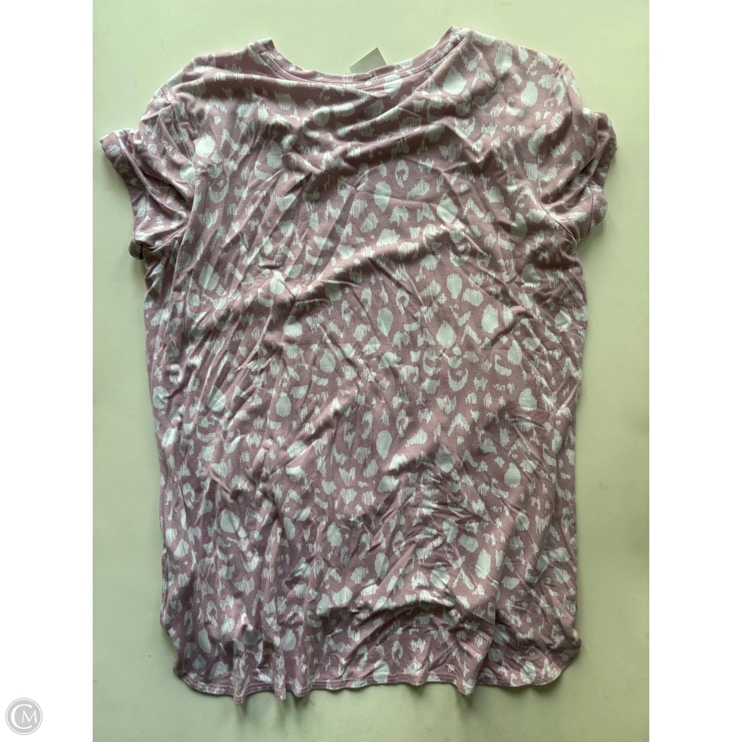 Top Short Sleeve By Ellen Tracy In Pink, Size: M