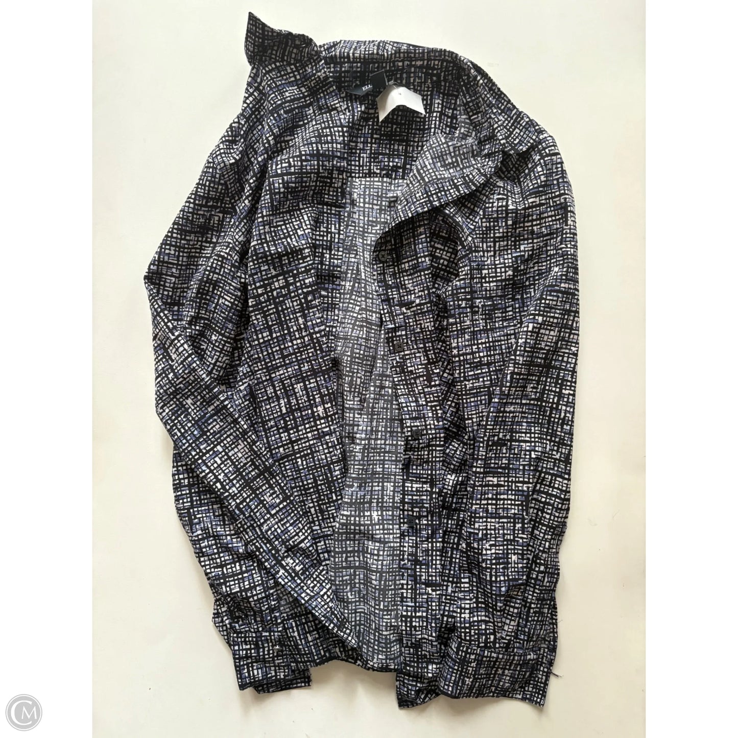 Top Long Sleeve By Ellen Tracy In Blue, Size: M