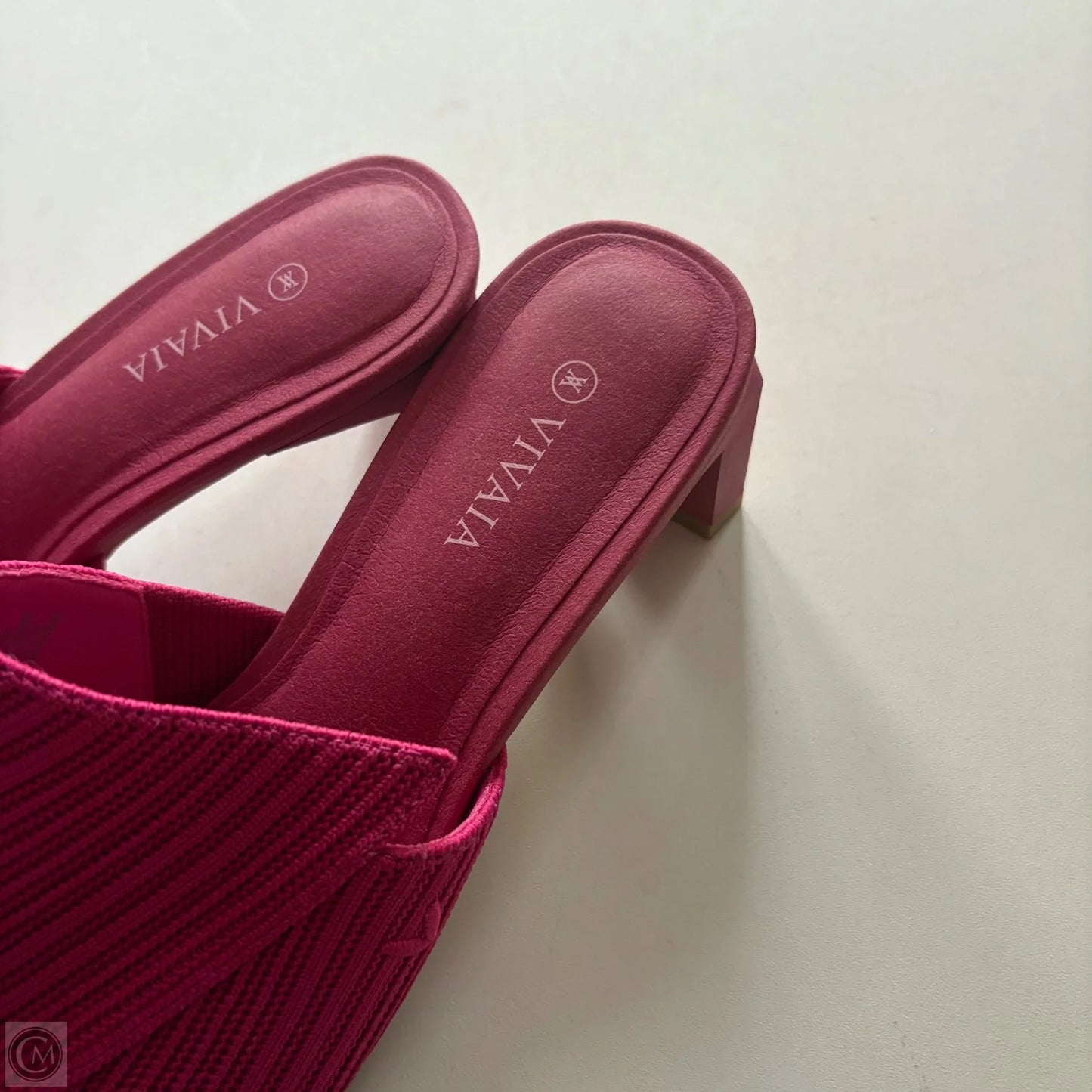 Sandals Heels Block By Vivaia In Pink, Size: 6.5