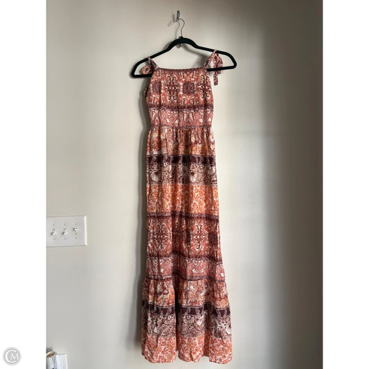 Dress Casual Maxi By Maurices In Multi-colored, Size: Xs