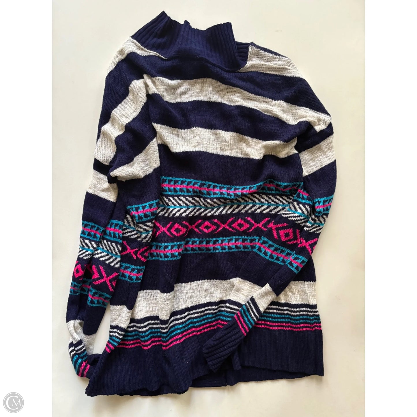 Sweater Cardigan By Say What In Blue, Size: Xl