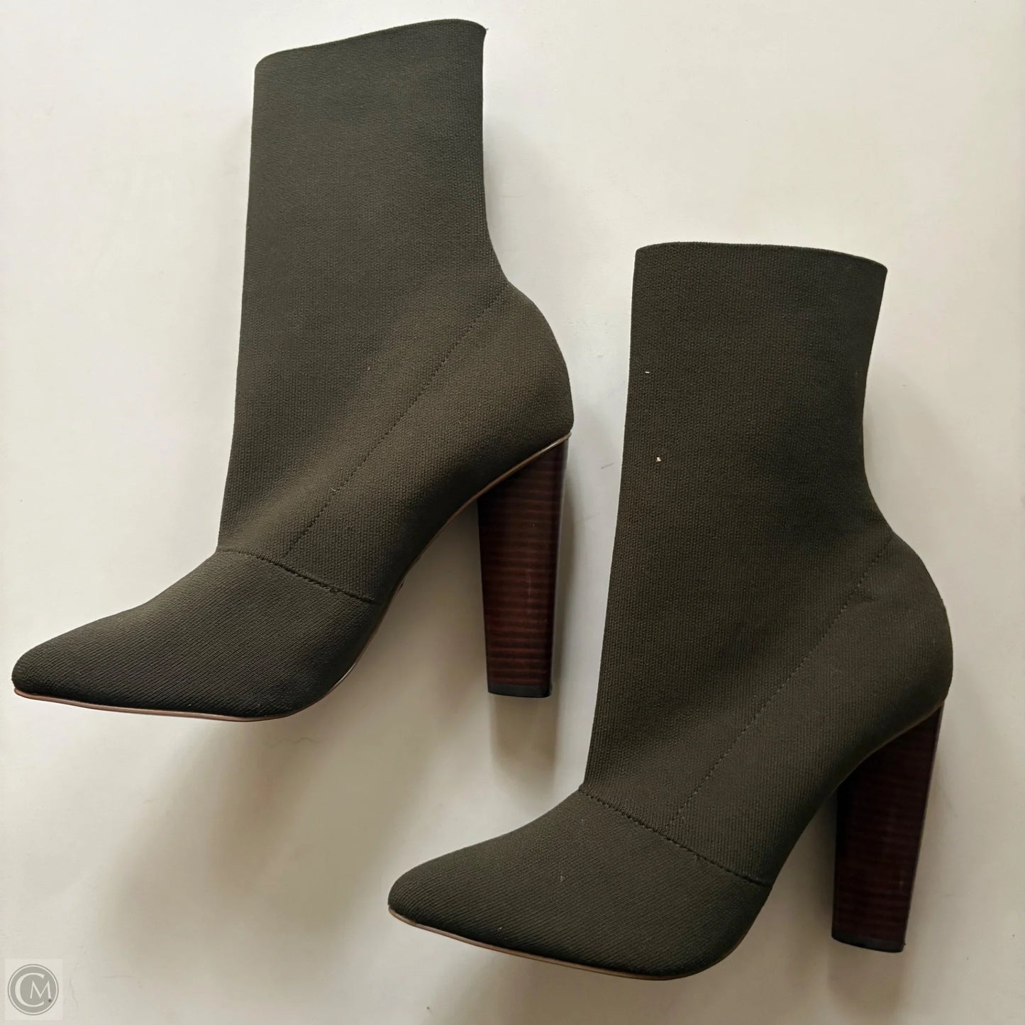 Boots Ankle Heels By Steve Madden In Green, Size: 10