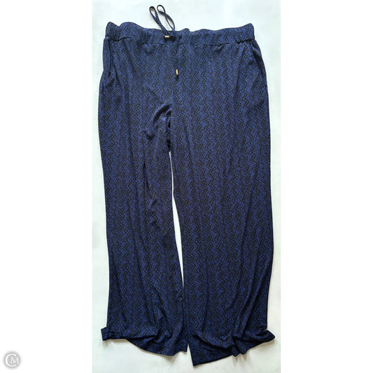 Pants Lounge By Ellen Tracy In Black & Blue, Size: 22