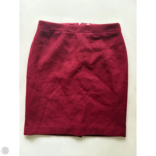 Skirt Midi By J. Crew In Red, Size: 8
