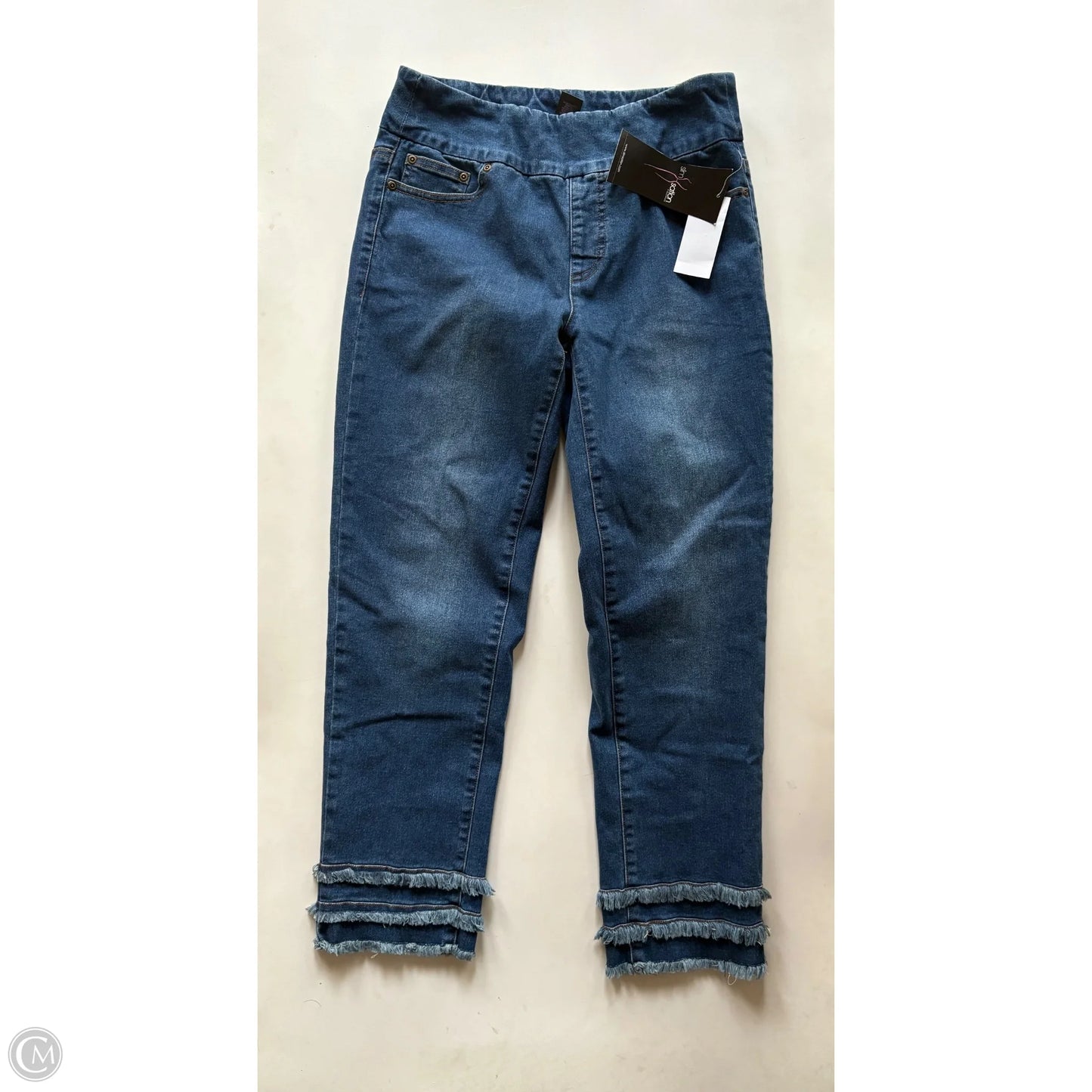 Jeans Straight By Slim In Blue, Size: 4